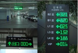 车牌识别LED引导